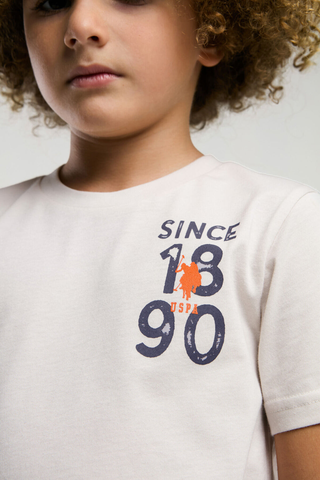U.S. Polo Assn. Erkek Çocuk Krem Bermuda Takım