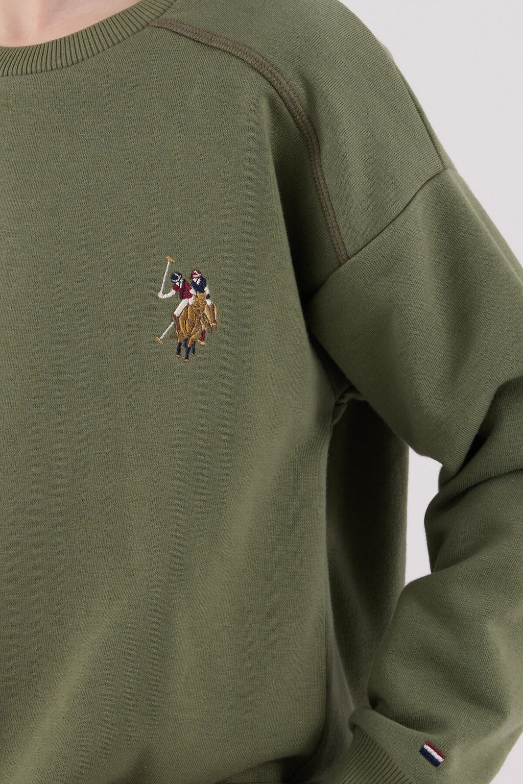 U.S. Polo Assn. Erkek Çocuk Kışlık Regular Fit Haki Eşofman Takımı US2228-C-V2