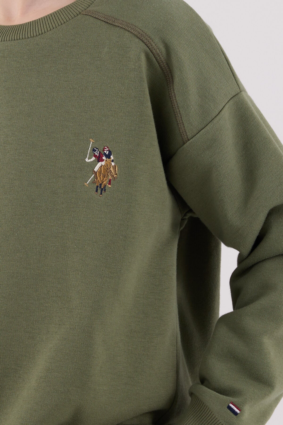 U.S. Polo Assn. Erkek Çocuk Kışlık Regular Fit Haki Eşofman Takımı US2228-C-V2