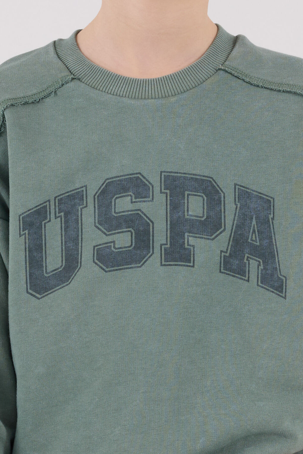 U.S. Polo Assn. Erkek Çocuk Kışlık Regular Fit Yeşil Eşofman Takımı US2229-C-V1