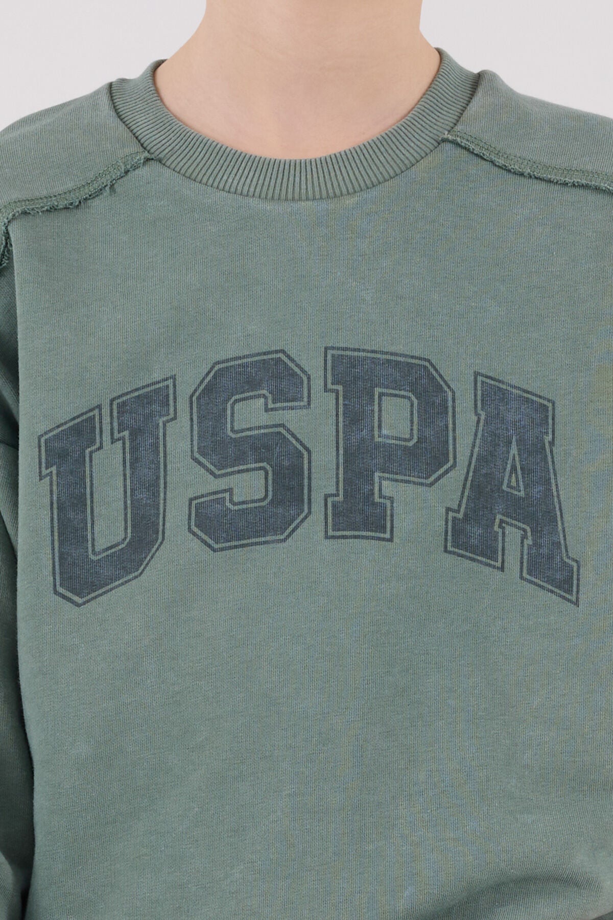 U.S. Polo Assn. Erkek Çocuk Kışlık Regular Fit Yeşil Eşofman Takımı US2229-C-V1