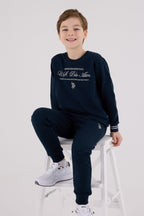 U.S. Polo Assn. Erkek Çocuk Kışlık Regular Fit Lacivert Eşofman Takımı US2225-C-V1