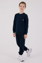U.S. Polo Assn. Erkek Çocuk Kışlık Regular Fit Lacivert Eşofman Takımı US2228-C-V3