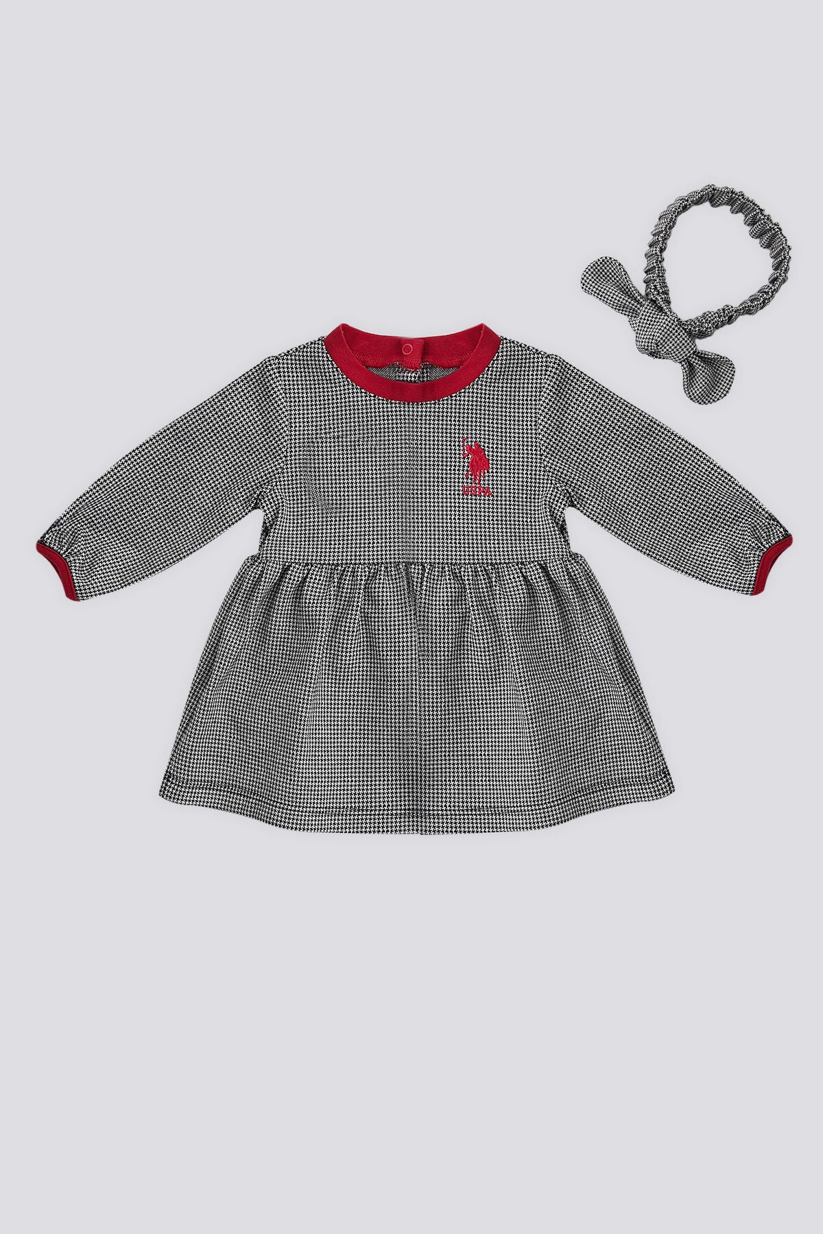 U.S. Polo Assn. Kız Bebek Kışlık Regular Fit Lacivert Elbise USB1731-B-V1 Ürün ana görseli
