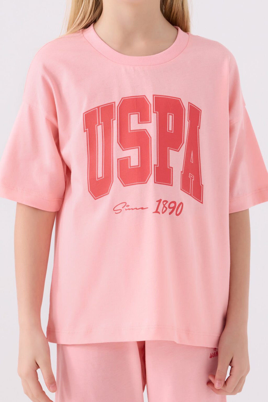 U.s. Polo Assn Kız Çocuk Coral Bermuda Takım