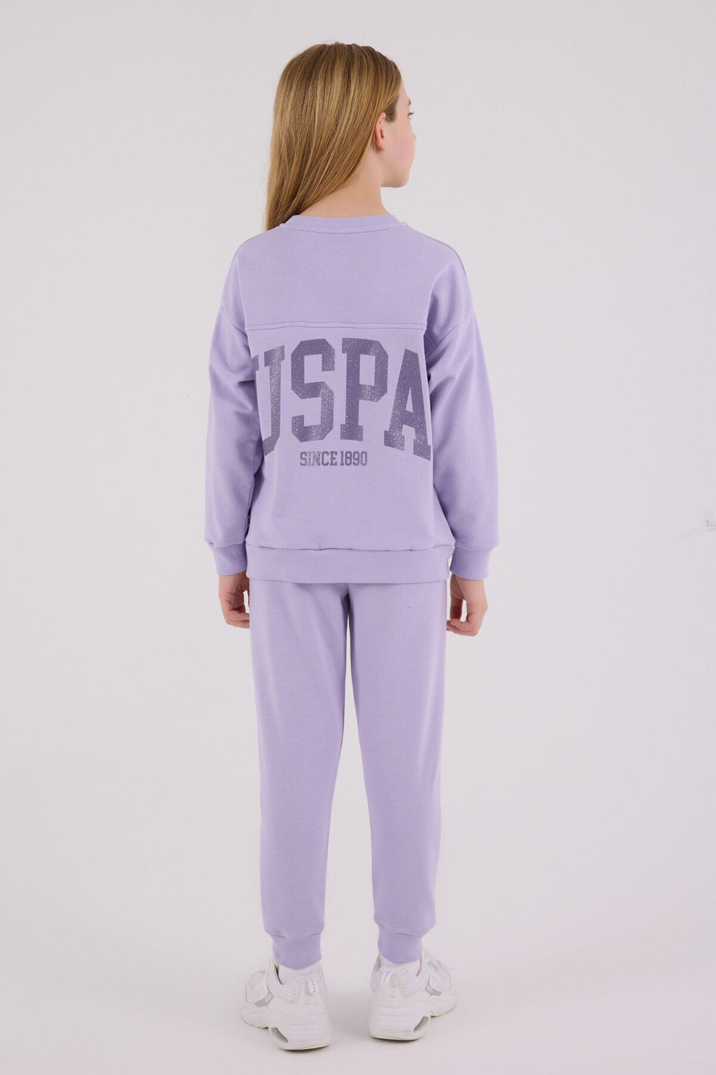U.S. Polo Assn. Kız Çocuk Kışlık Regular Fit Mor Eşofman Takımı US2320-C-V1
