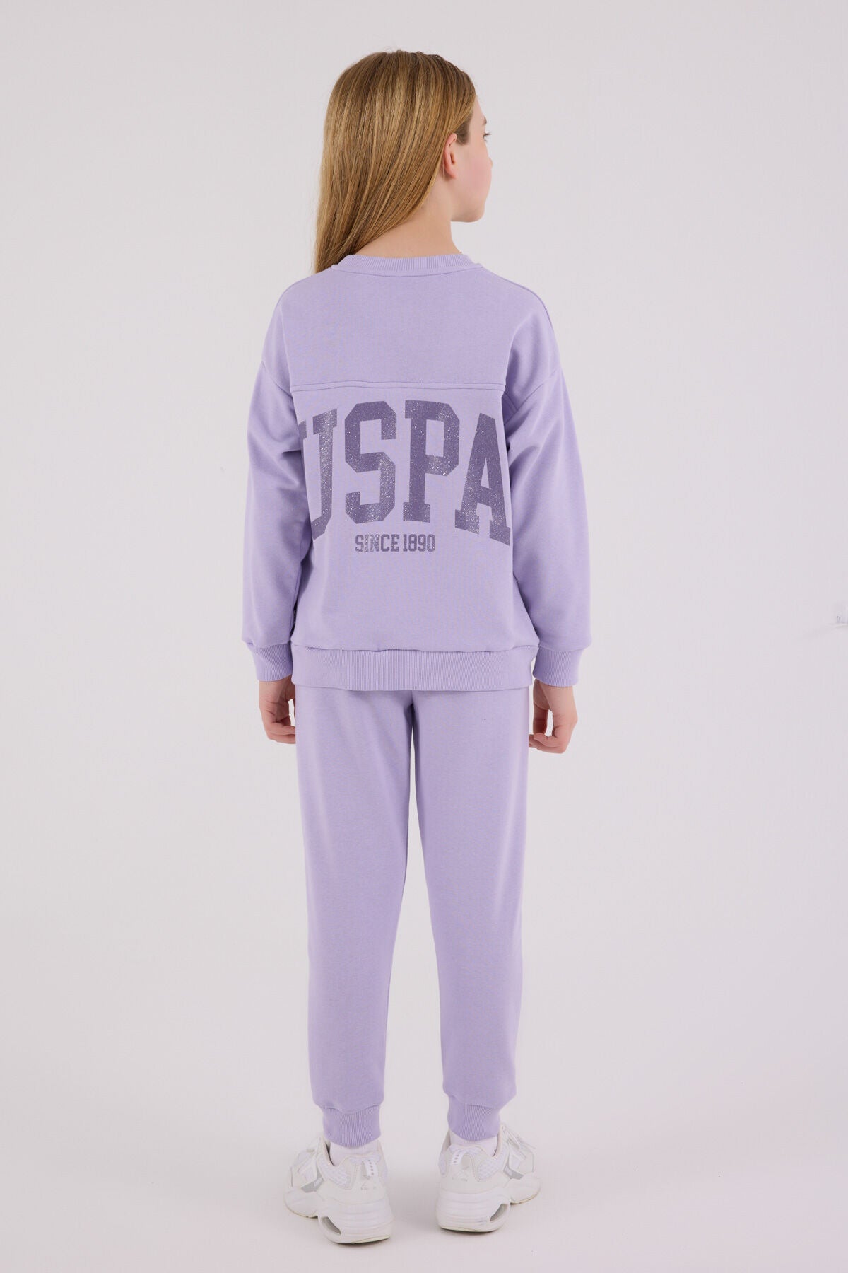 U.S. Polo Assn. Kız Çocuk Kışlık Regular Fit Mor Eşofman Takımı US2320-C-V1