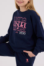 U.S. Polo Assn. Kız Çocuk Kışlık Regular Fit Lacivert Eşofman Takımı US2309-C-V1
