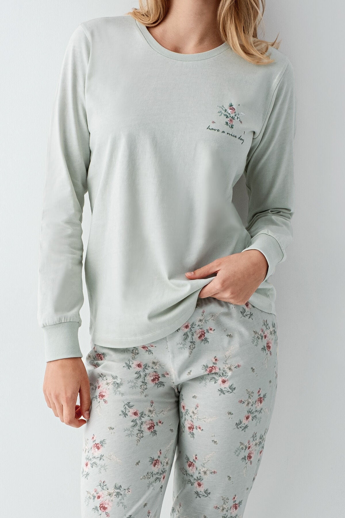 Rolypoly Kadın Yeşil Pijama Takımı