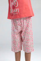 Kız Çocuk Kapri Takım