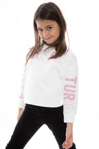 Rolypoly Kız Çocuk Beyaz Sweatshirt