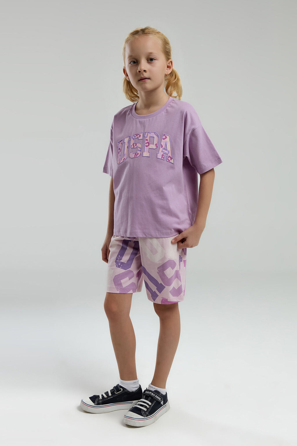 U.s. Polo Assn Kız Çocuk Bermuda Takım