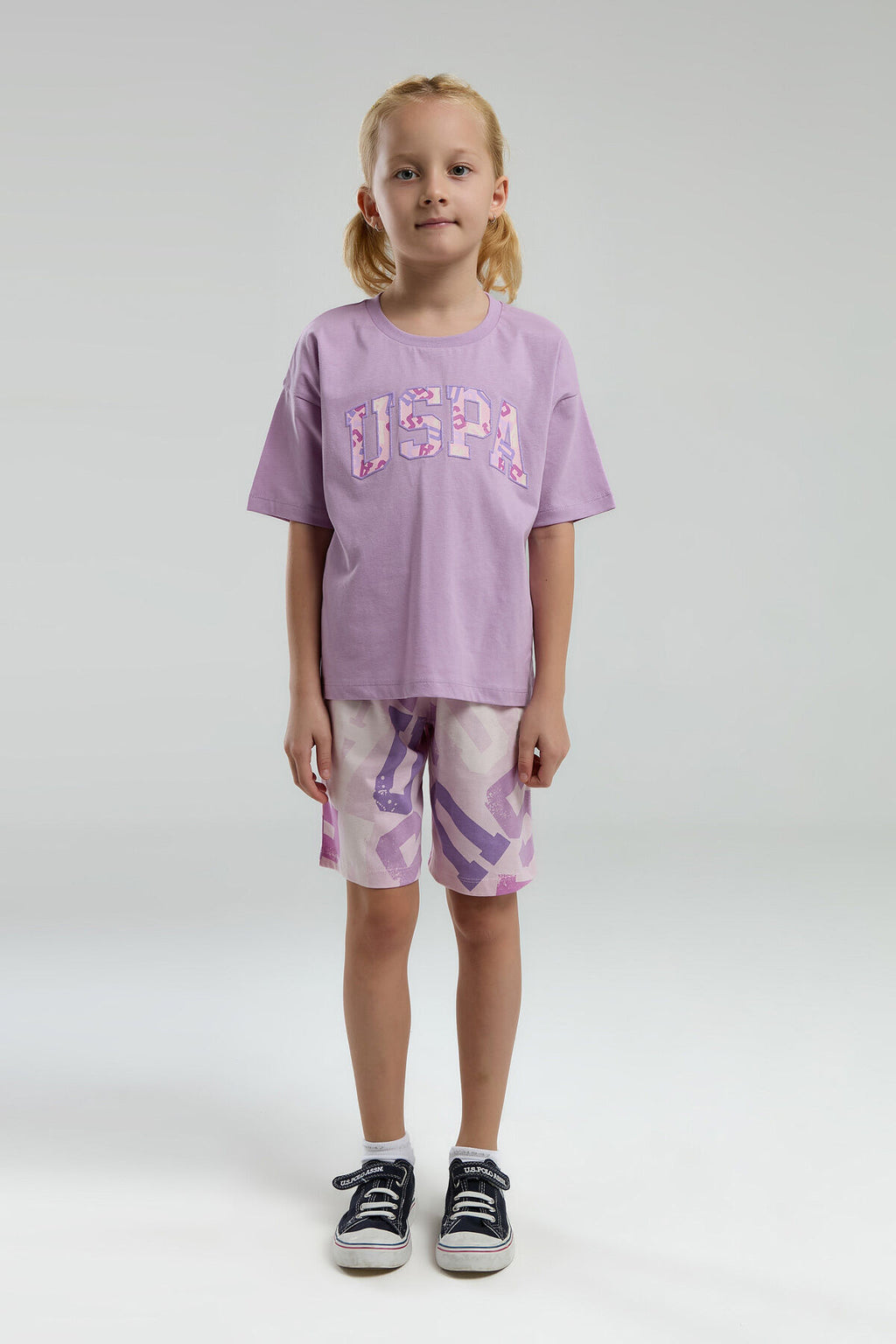 U.s. Polo Assn Kız Çocuk Bermuda Takım