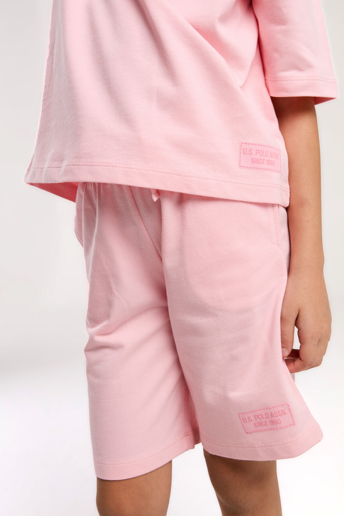Kız Çocuk Pembe Bermuda Takım