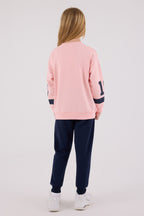 U.S. Polo Assn. Kız Çocuk Kışlık Regular Fit Pembe Eşofman Takımı US2321-C-V2