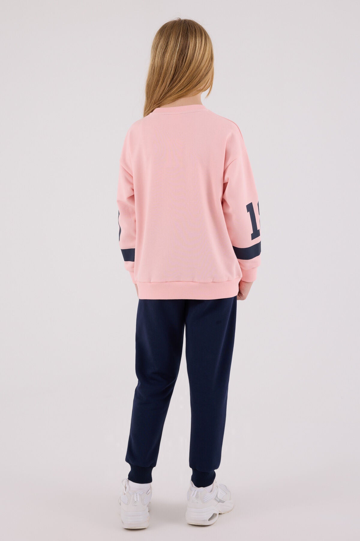 U.S. Polo Assn. Kız Çocuk Kışlık Regular Fit Pembe Eşofman Takımı US2321-C-V2