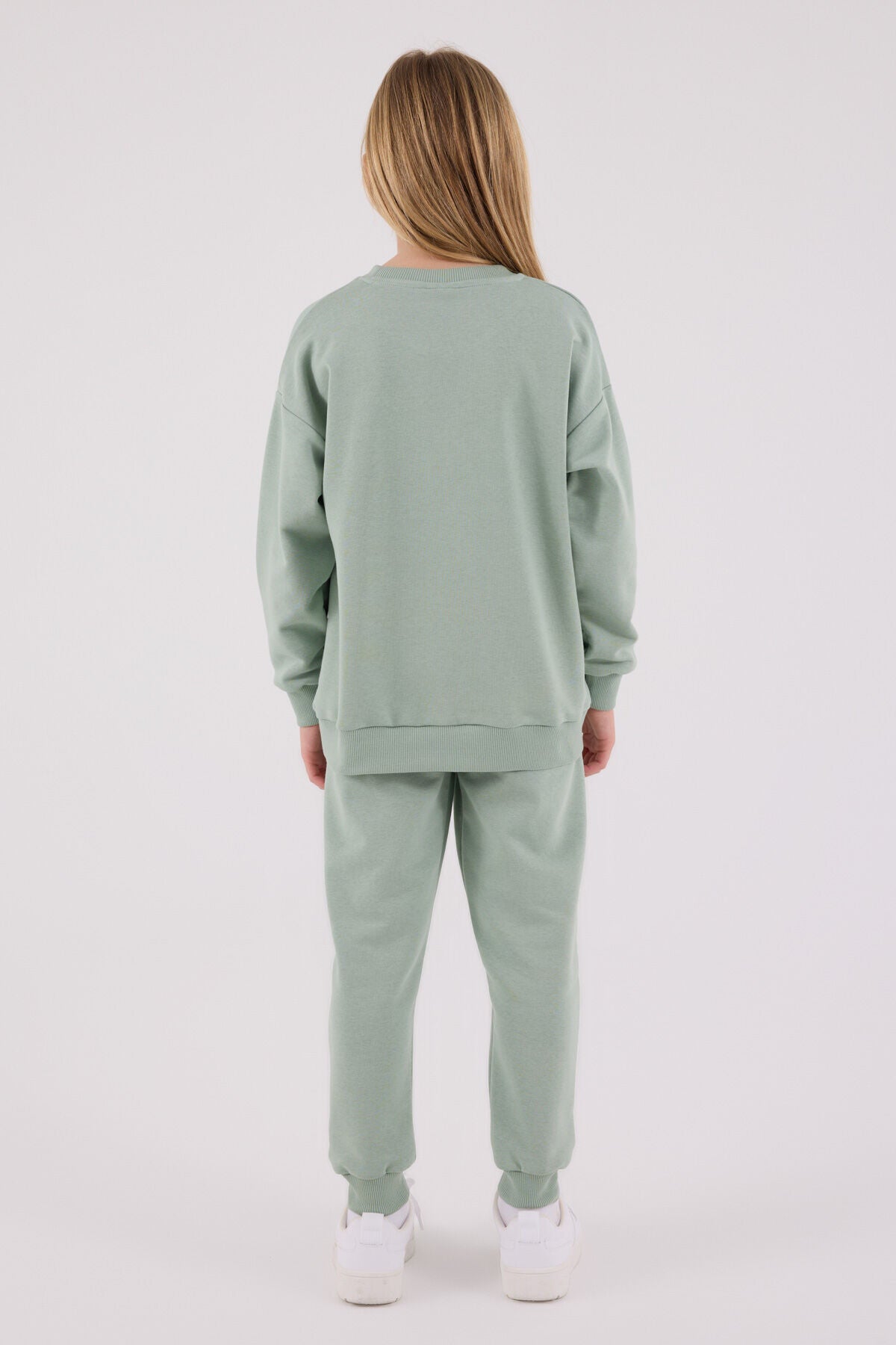 U.S. Polo Assn. Kız Çocuk Kışlık Regular Fit Yeşil Eşofman Takımı US2305-C-V2