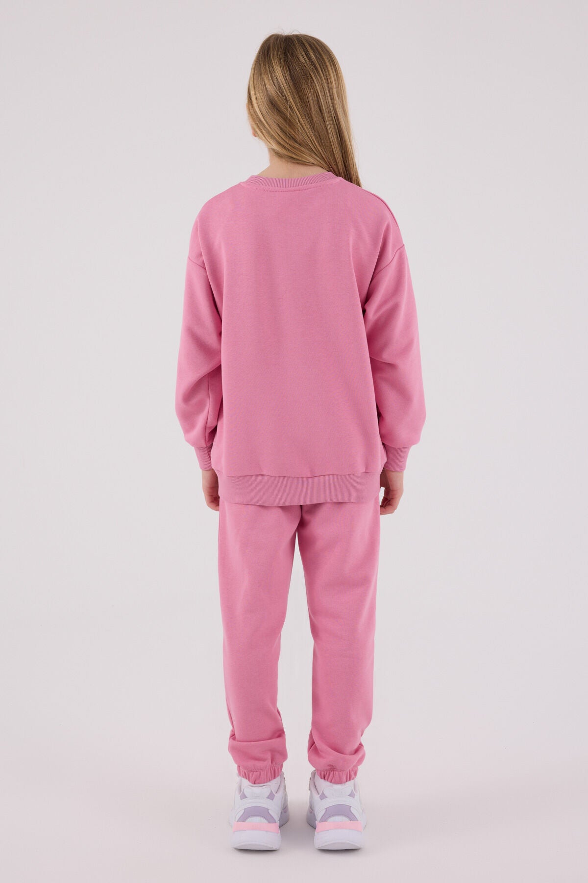 U.S. Polo Assn. Kız Çocuk Kışlık Regular Fit Pembe Eşofman Takımı US2311-C-V1
