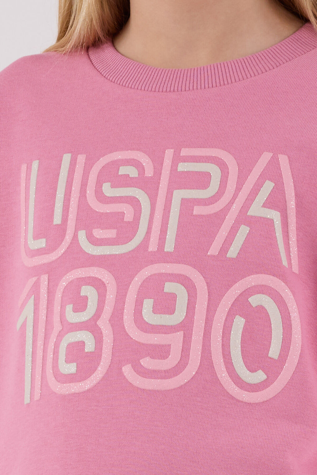 U.S. Polo Assn. Kız Çocuk Kışlık Regular Fit Pembe Eşofman Takımı US2311-C-V1