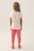 U.s. Polo Assn Lisanslı Starry Krem Kız Çocuk Pijama Takımı