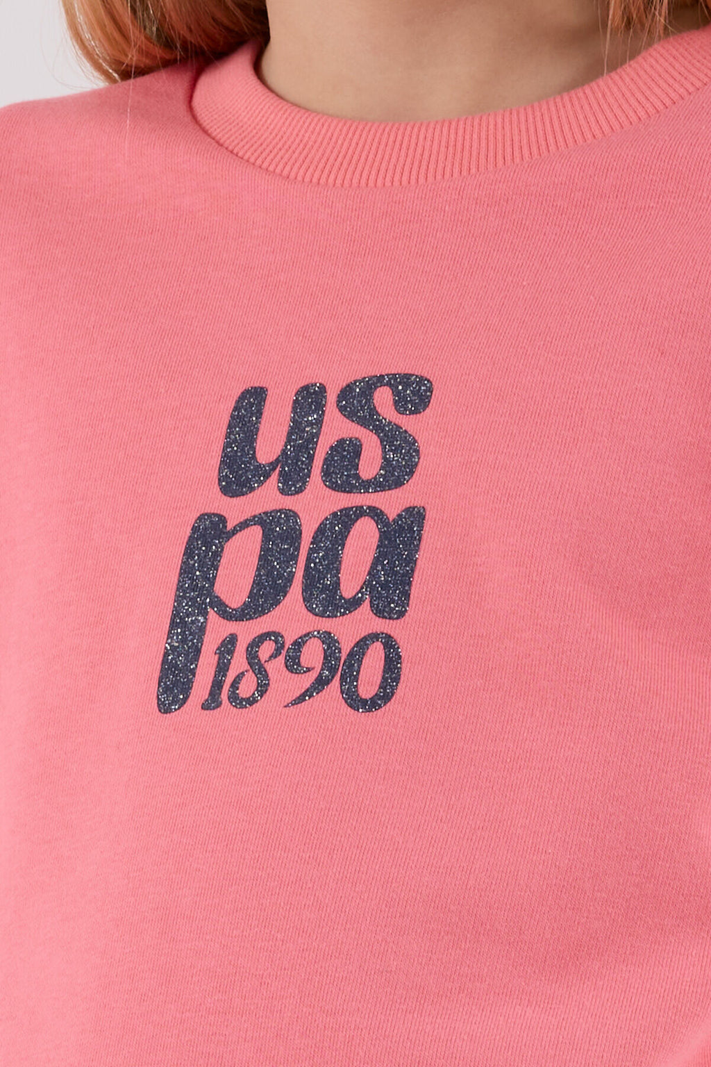 U.S. Polo Assn. Kız Çocuk Kışlık Regular Fit Pembe Eşofman Takımı US2308-C-V1