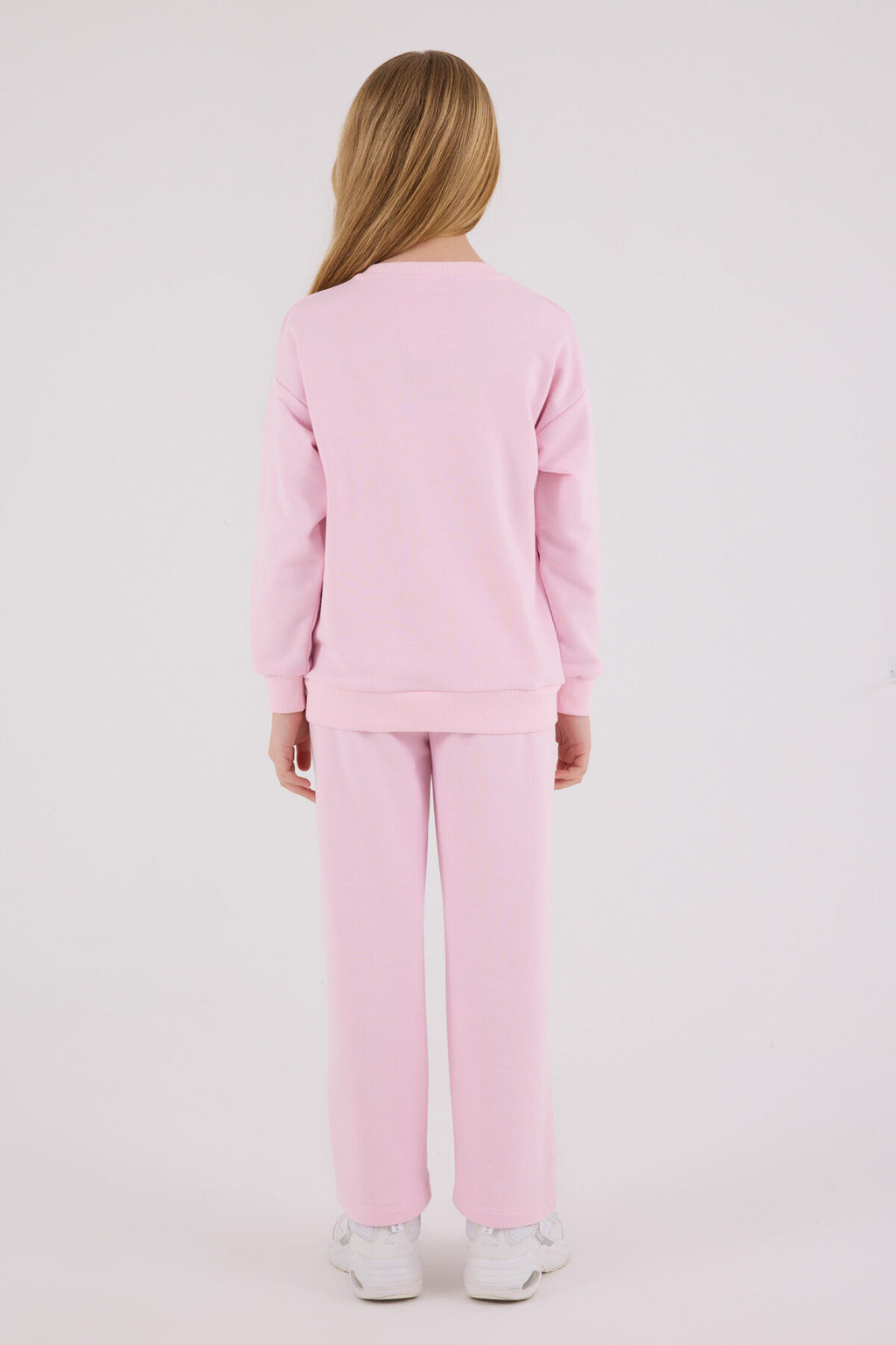 U.S. Polo Assn. Kız Çocuk Kışlık Regular Fit Pembe Eşofman Takımı US2307-C-V1