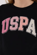 U.S. Polo Assn. Kız Çocuk Kışlık Regular Fit Siyah Eşofman Takımı US2306-C-V2