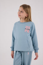 U.S. Polo Assn. Kız Çocuk Kışlık Regular Fit Yeşil Eşofman Takımı US2307-C-V2