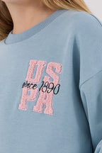 U.S. Polo Assn. Kız Çocuk Kışlık Regular Fit Yeşil Eşofman Takımı US2307-C-V2