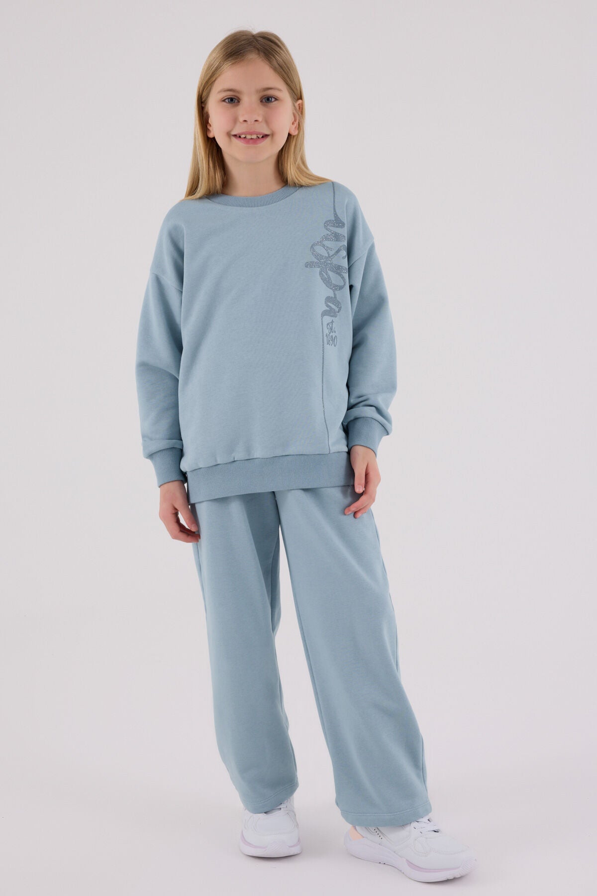 U.S. Polo Assn. Kız Çocuk Kışlık Regular Fit Yeşil Eşofman Takımı US2304-C-V3