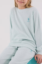 U.S. Polo Assn. Kız Çocuk Bisiklet Yaka Pigment Baskılı Kışlık Regular Fit Yeşil Eşofman Takımı US2328-C-V3