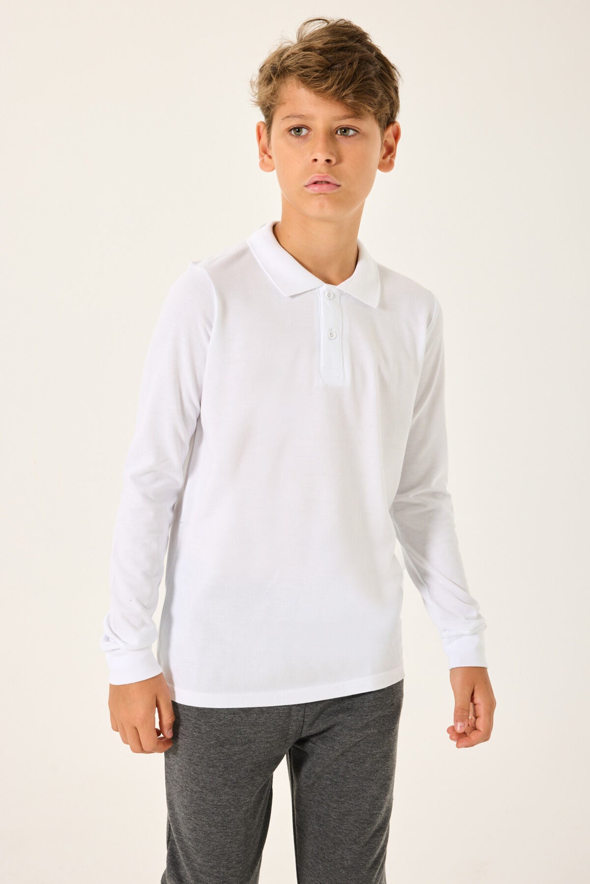 Rolypoly Erkek Çocuk Beyaz T-Shirt Ürün ana görseli