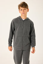 Rolypoly Erkek Çocuk Kışlık Regular Fit Gri Sweatshirt RP3719-C-V2