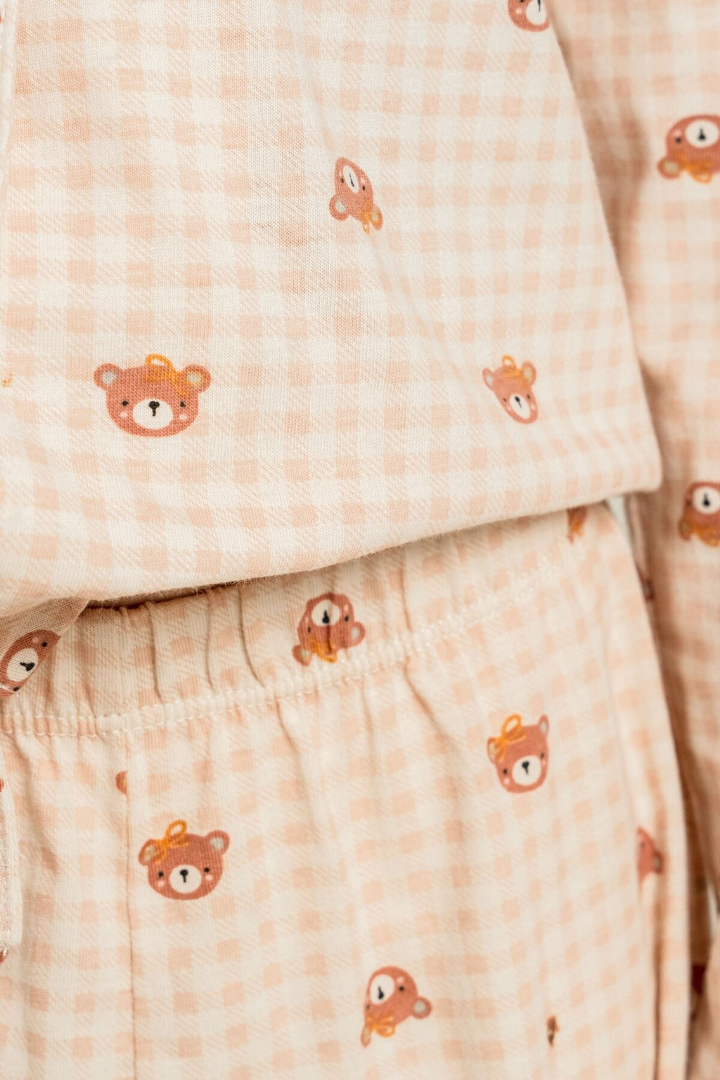 Rolypoly Anne Kız Cute Bears Krem Gömlek Pijama Takımı RP3917-A-V1