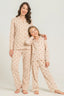 Rolypoly Anne Kız Cute Bears Krem Gömlek Pijama Takımı RP3917-A-V1