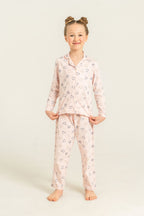 Rolypoly Anne Kız Hearts Pembe Gömlek Pijama Takımı RP3903-A-V1