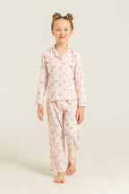 Rolypoly Anne Kız Hearts Pembe Gömlek Pijama Takımı RP3903-A-V1