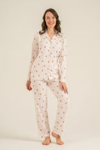 Rolypoly Anne Kız Teddy Bears Pembe Gömlek Pijama Takımı RP3913-A-V1