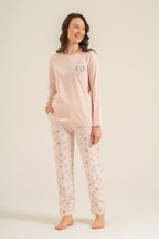 Rolypoly Anne Kız Who Needs A Hug Pembe Uzun Kol Pijama Takım RP3902-A-V1