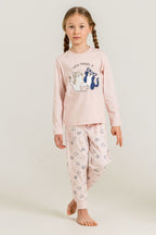 Rolypoly Anne Kız Who Needs A Hug Pembe Uzun Kol Pijama Takım RP3902-A-V1