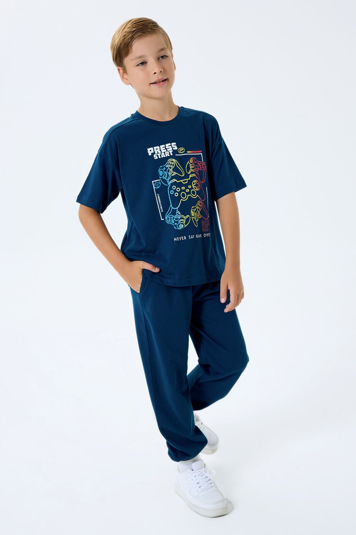 Rolypoly Erkek Çocuk Antrasit Pijama Takım Ürün ikincil görseli