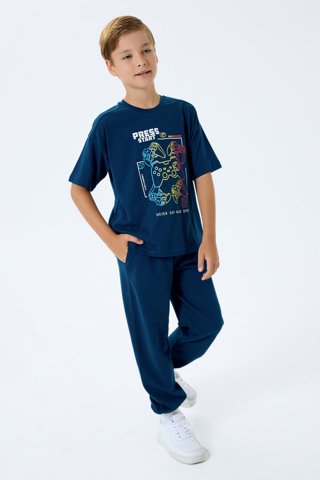Rolypoly Erkek Çocuk Antrasit Pijama Takım