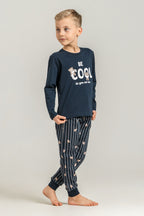 Rolypoly Erkek Çocuk Be Cool Lacivert Uzun Kol Pijama Takım RP3870-C-V1