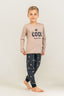 Rolypoly Erkek Çocuk Be Cool Sarı Uzun Kol Pijama Takım RP3870-C-V2