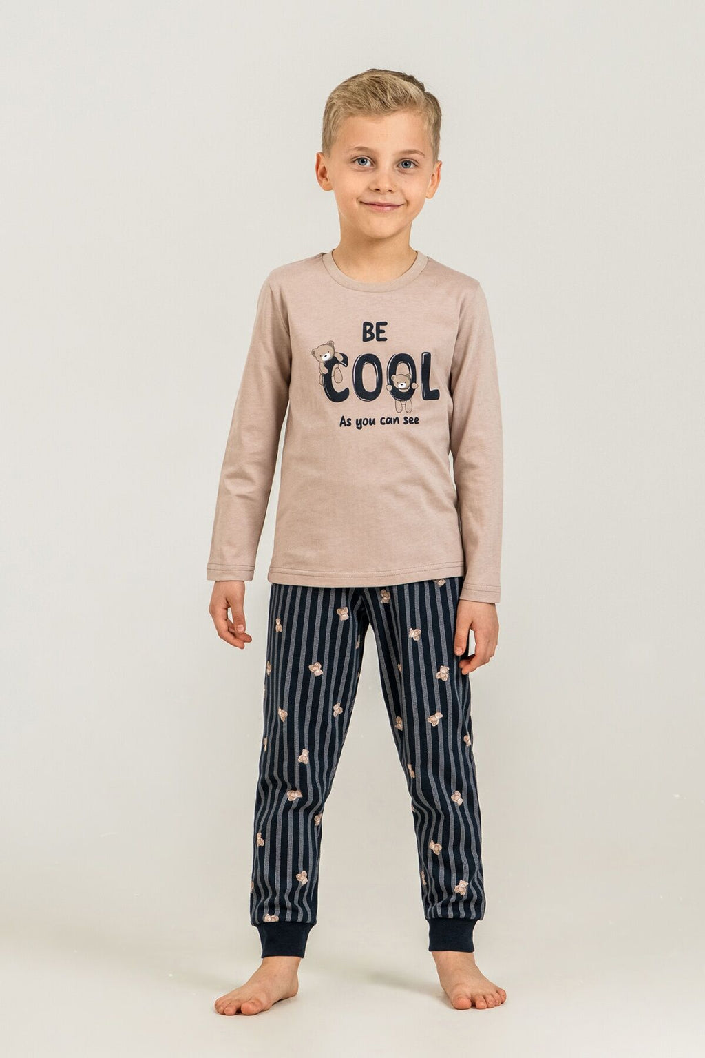 Rolypoly Erkek Çocuk Be Cool Sarı Uzun Kol Pijama Takım RP3870-C-V2