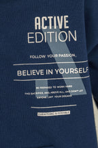 Rolypoly Erkek Çocuk Believe In Yourself Lacivert Eşofman Takımı RP3882-C-V3