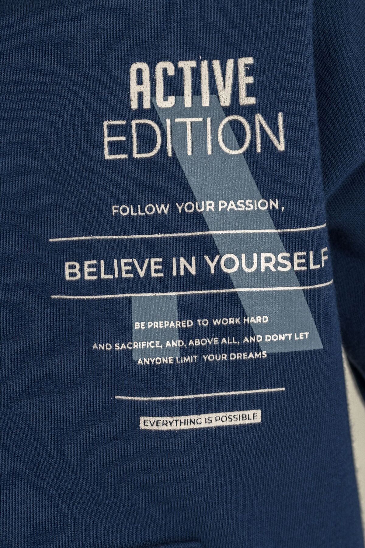 Rolypoly Erkek Çocuk Believe In Yourself Lacivert Eşofman Takımı RP3882-C-V3