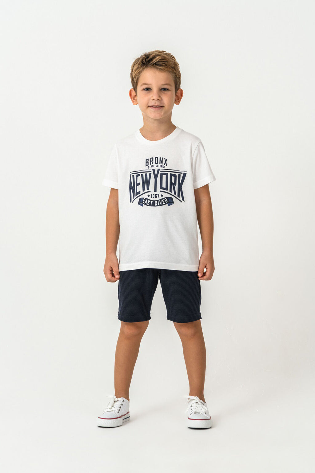 Rolypoly Erkek Çocuk Lacivert Bermuda Takım
