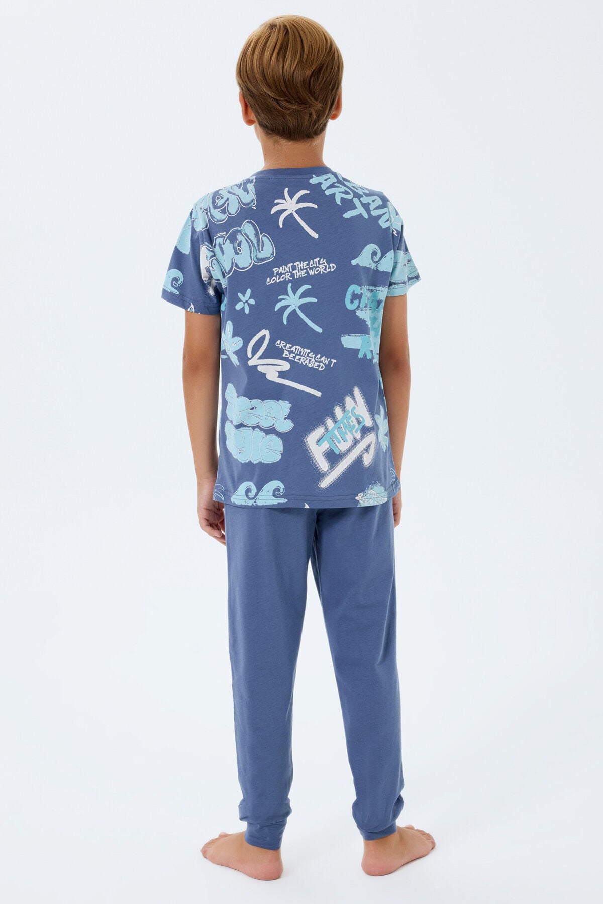 Rolypoly Erkek Çocuk Lacivert Pijama Takım