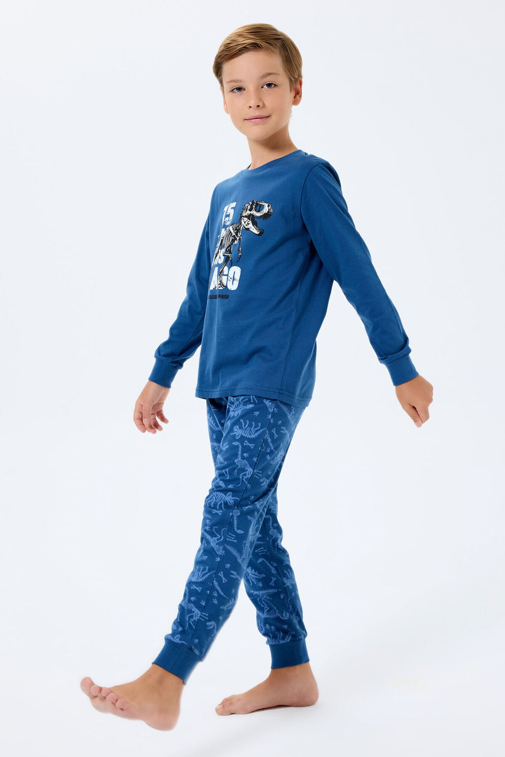 Rolypoly Erkek Çocuk Lacivert Uzun Pijama Takım